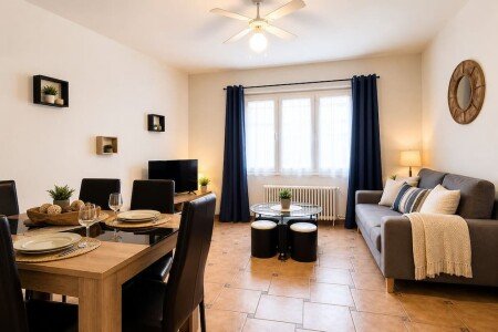 T3 cozy, 2 chambres
