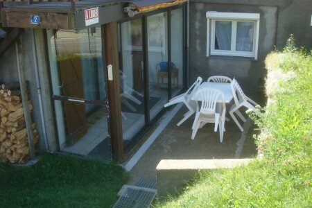 Apartamento 2 habitaciones, con jardín