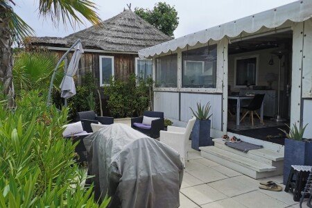 Mobil home 3 chambres, avec piscine