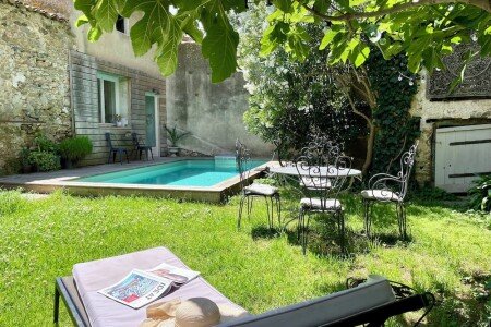 Maison chic, 3 chambres, avec piscine