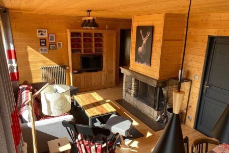 Chalet tout confort, 4 chambres, avec jardin