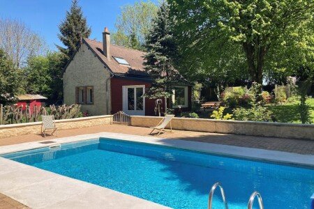 Maison de campagne 3 chambres, avec piscine