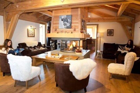 Chalet 4 chambres, avec piscine