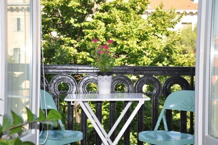 Appartement 2 chambres, avec jardin