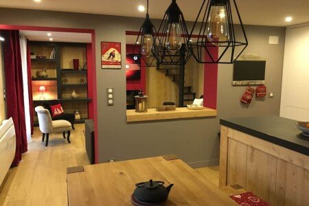 Gîte 3 chambres, avec cheminée