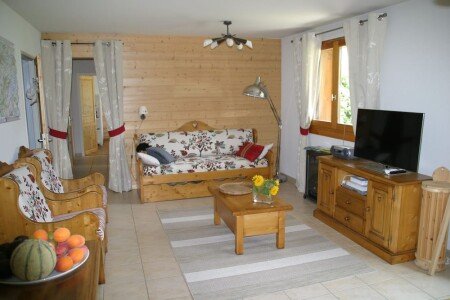 Apartment 2 bedrooms, with garden