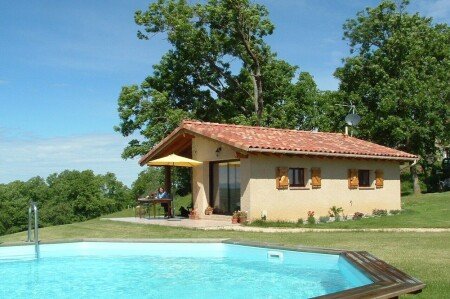 Maison 1 chambre, avec piscine