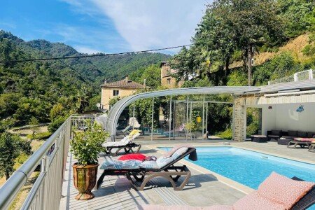 Maison en pierre authentique, 2 chambres, avec piscine