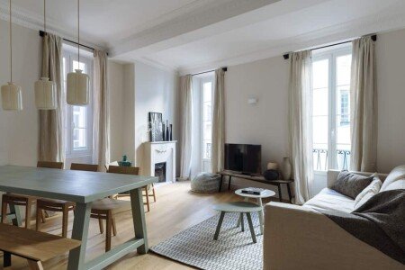 Appartement design, 3 chambres, avec salle de sport