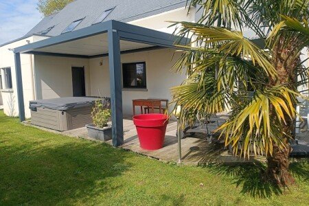 Maison d'architecte tout confort, 5 chambres, avec jacuzzi