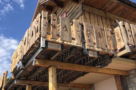 Chalet 4 chambres, avec salle de sport