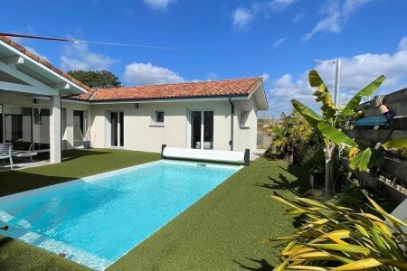 Maison 3 chambres, avec piscine