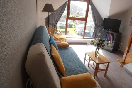 Appartement cozy, 2 chambres, avec jardin