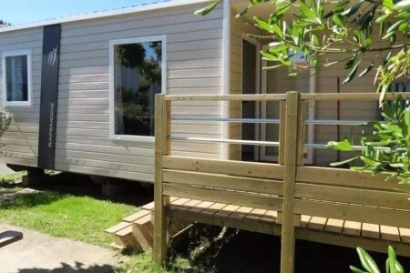 Mobil home 2 chambres, avec wifi