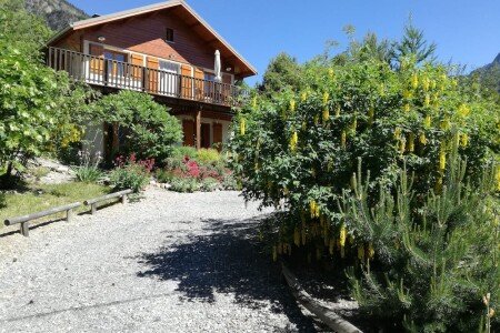 Chalet chic, 2 chambres, avec cheminée