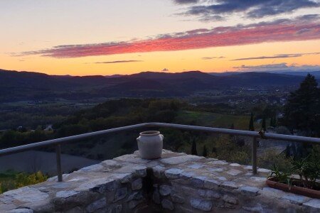 Maison en pierre 3 chambres, avec jardin