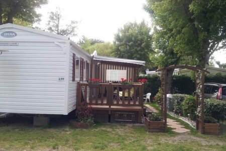 Mobil home bien-être, 3 chambres, avec piscine
