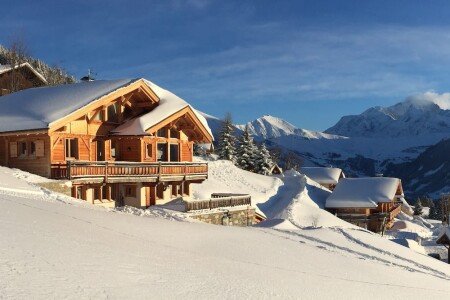 Chalet design, 6 chambres, avec piscine