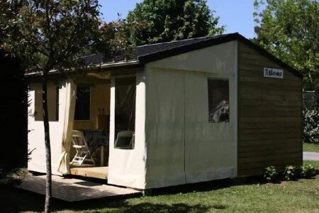 Mobil home chic, 2 chambres, avec wifi