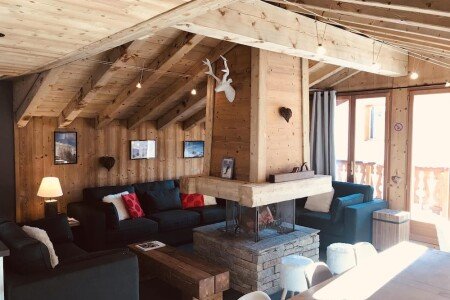 Chalet design, 8 chambres, avec jacuzzi