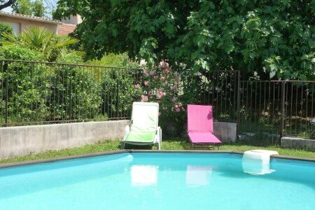 Gîte 1 chambre, avec piscine