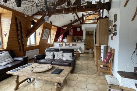 Duplex chic, 5 chambres, avec salle de sport