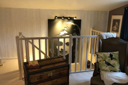 Maison 2 chambres, avec cheminée