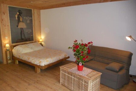 Maison 1 chambre, avec piscine