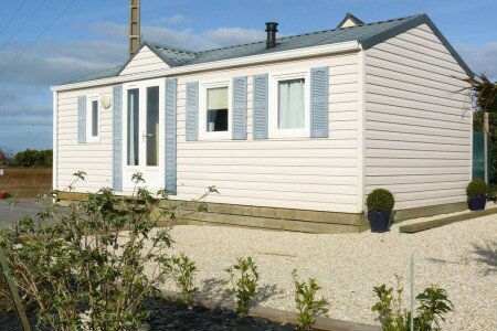 Mobil home tout confort, 2 chambres, avec jardin