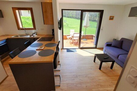 Chalet 1 chambre, avec jardin