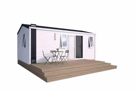 Mobil home 2 chambres, avec wifi