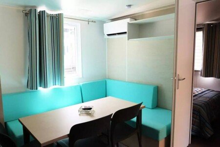 Mobil home 3 chambres, avec climatisation