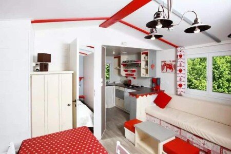 Chalet 2 chambres, avec piscine