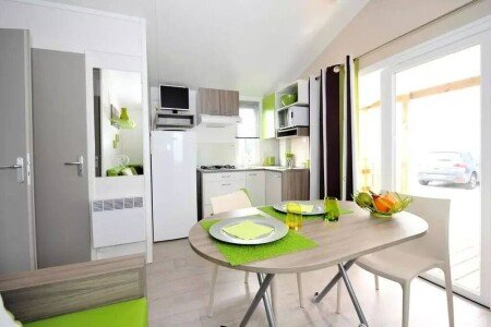 Mobil home design, 2 chambres, avec jacuzzi