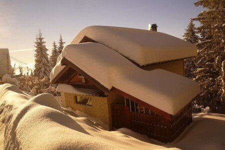 Chalet tout confort, 3 chambres, avec jardin