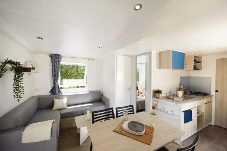 Mobil home 1 chambre, avec piscine