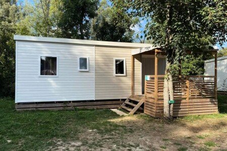 Mobil home 3 chambres, avec piscine