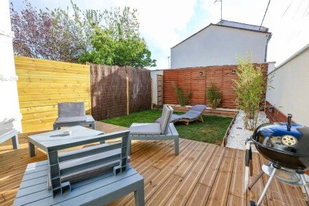 Appartement 3 chambres, avec jardin