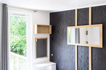 Mobil home cozy, 3 chambres, avec piscine