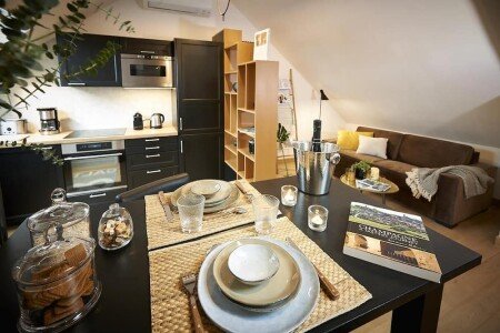 Gîte chic, 1 chambre, avec climatisation