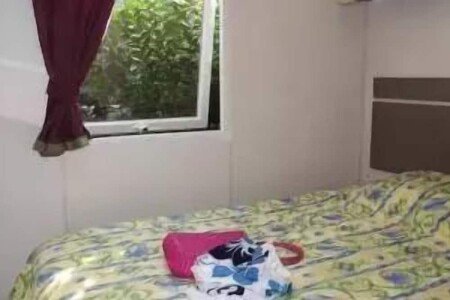 Mobil home 2 chambres, avec piscine