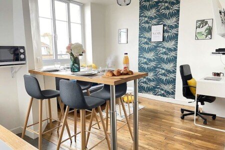 T2 1 chambre, avec petit-déjeuner