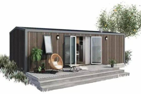 Mobil home 2 chambres, avec piscine