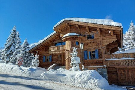 Chalet authentique, 5 chambres, avec piscine