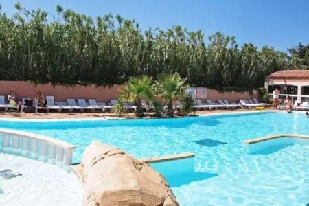 Mobil home 3 chambres, avec piscine