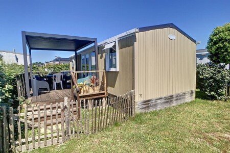 Mobil home chic, 2 chambres, avec piscine