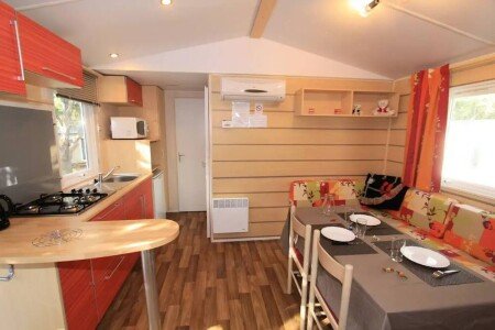 Mobil home 1 chambre, avec climatisation