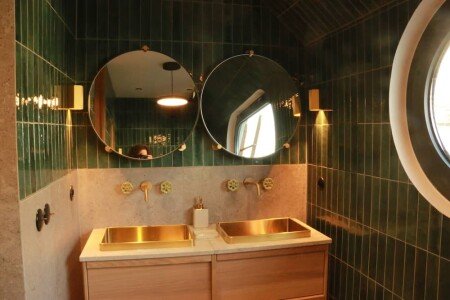 Bateau 3 chambres, avec cheminée