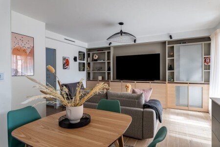 Appartement 2 chambres, avec jardin