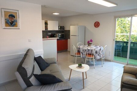 Duplex tout confort, 3 chambres, avec piscine